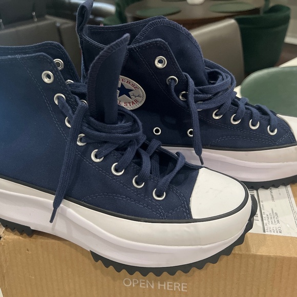 Converse Navy Run Star - Picture 1 of 4